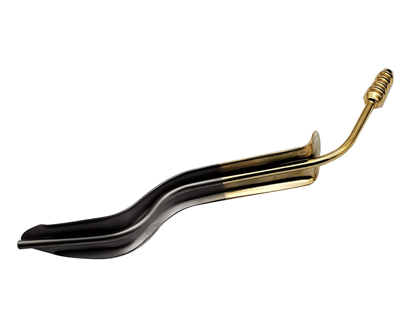 [Australia - AusPower] - Minnesota Cheek Retractor with Suction Gold Plated Surgical Dental Instruments ARTMAN Brand by Wise Linkers 