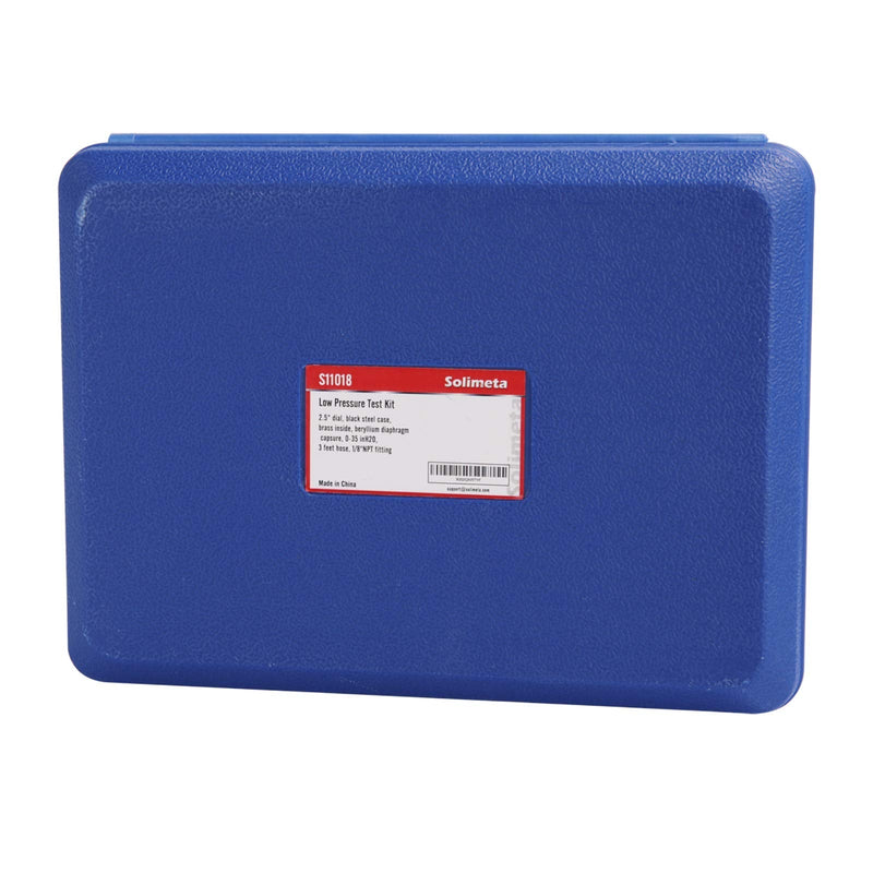 Natural Gas or LP Gas Manifold Pressure Test Kit, LP Gas Pressure Tester, Natural Gas Meter, 0-35" W.C