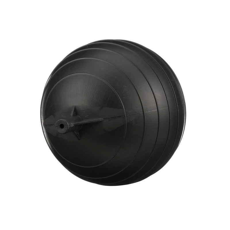 [Australia - AusPower] - Watts FLT-P Series 8" Heavy Duty Polyethylene Plastic Float for Float Valves in Control Assembly, 3/8"-16 Female Thread Connection, Corrosion Resistant, Max Working Temperature 140° F, Black 8 Inch 
