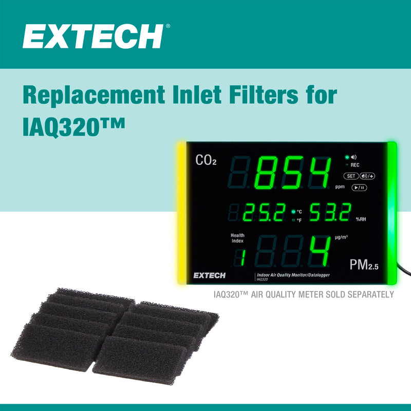 [Australia - AusPower] - Extech IAQ320-FILTER Replacement Inlet Filter for IAQ320 
