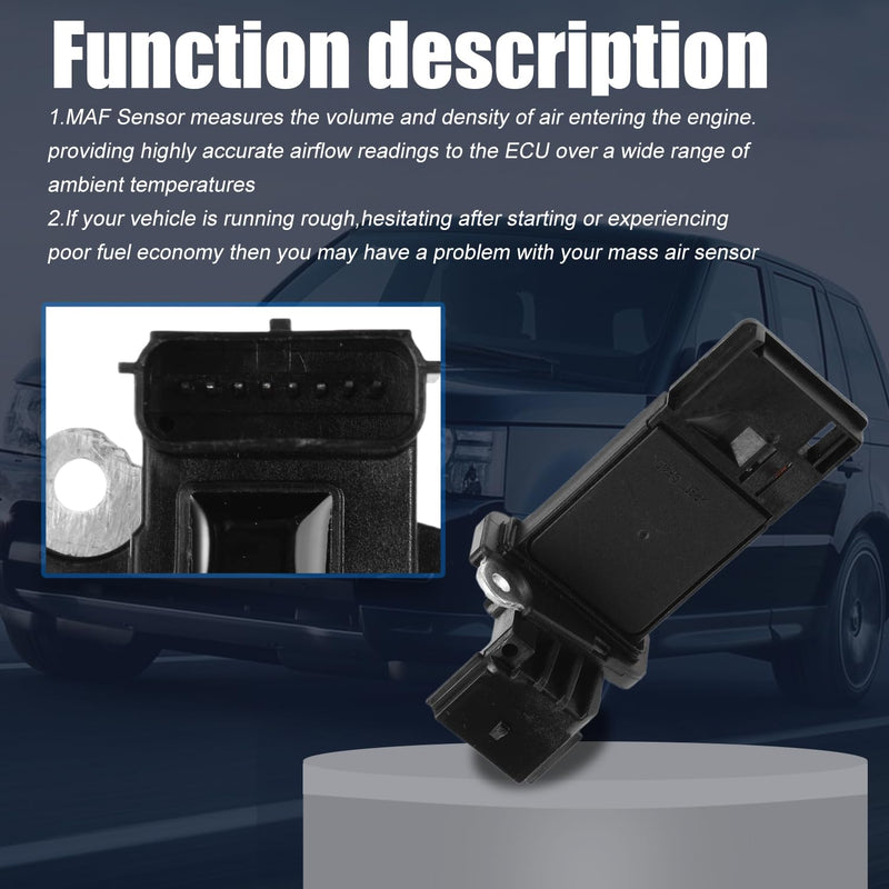 Mass Air Flow Sensor MAF for Chevy Camaro Caprice Equinox Impala Malibu Silverado Tahoe Traverse GMC Sierra 1500 Yukon Cadillac ATS CT6 Escalade SRX XT5 Buick Enclave Envision Lacrosse Regal 23262343