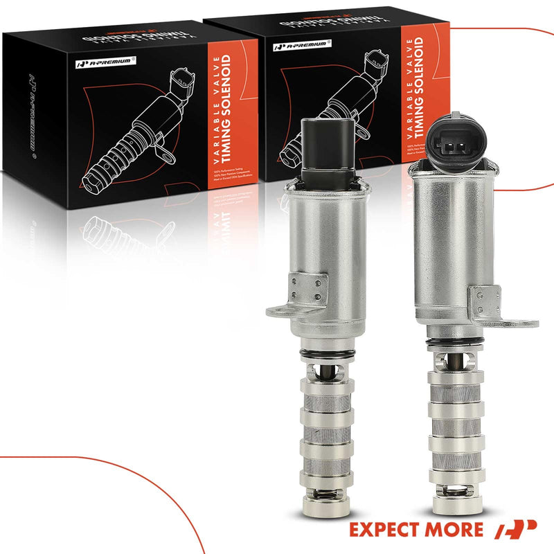 [Australia - AusPower] - A-Premium 2-PC Intake & Exhaust Engine Variable Valve Timing (VVT) Solenoid Compatible with Hyundai Elantra Coupe, GT, Sonata, Tucson, Veloster, Kona & Kia Soul, Optima, Forte Koup, Seltos, Forte5 