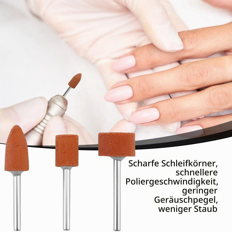 42-Piece Grinding Attachment for Cordless Screwdriver, Corundum Grinding Tip Set | Schleifaufsätze für Dremel Rotationswerkzeug,Schleifaufsatz Akkuschrauber,Schleifstift,zur Verwendung auf Edelsteinen, Glas