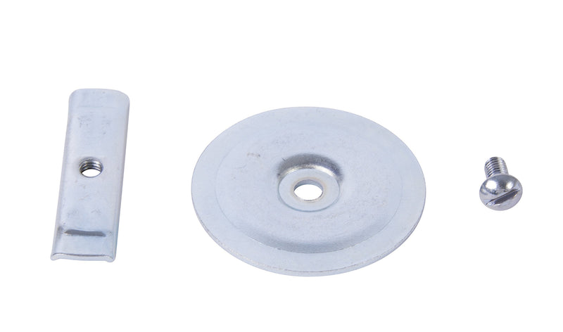 Gardner Bender KO703 Metal Knockout Seal, 1 Inch Conduit Size, Marked Size, Rust-Proof Galvanized Steel, 16 AWG Steel, ⅜ Inch Thread, Embossed - Self Centering, For Knockout Punch / Die Conduit, Cover, 25 Pk.
