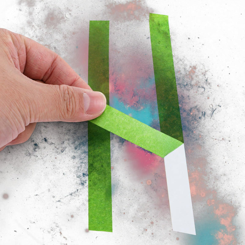5 Rolls Pinstripe Tape, 5 Sizes Green Masking Tape 1/8, 1/5, 1/3, 2/5, 3/5 Inch Wide Fineline Masking Tapes Thin Painters Masking Automotive Tape for DIY Paint Art Crafts