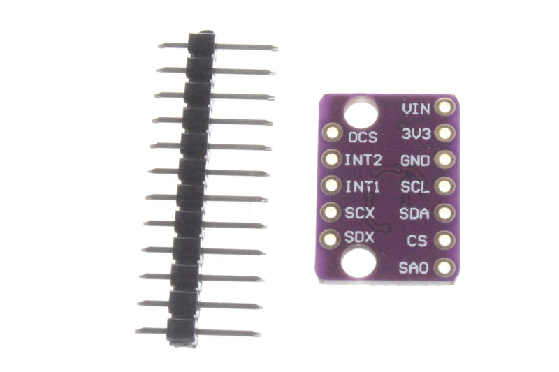[Australia - AusPower] - NOYITO LSM6DS3 3 Accelerometer 3 Gyroscope Sensor 6 Degrees of Freedom Breakout Board Tilt Angle Module 1.71 to 5V Embedded Temperature Sensor SPI IIC Serial Interface 