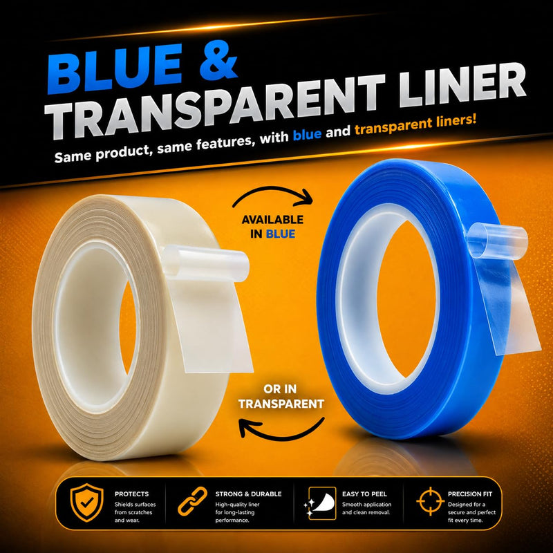 WOD SPT7A UHMW Polyethylene Transparent Film Slick Tape, 1/2 inch. x 36 yd. Aggressive Adhesive - Ideal For Squeak Reduction, Drawers, and Bearings 1/2 in. 36 Yards