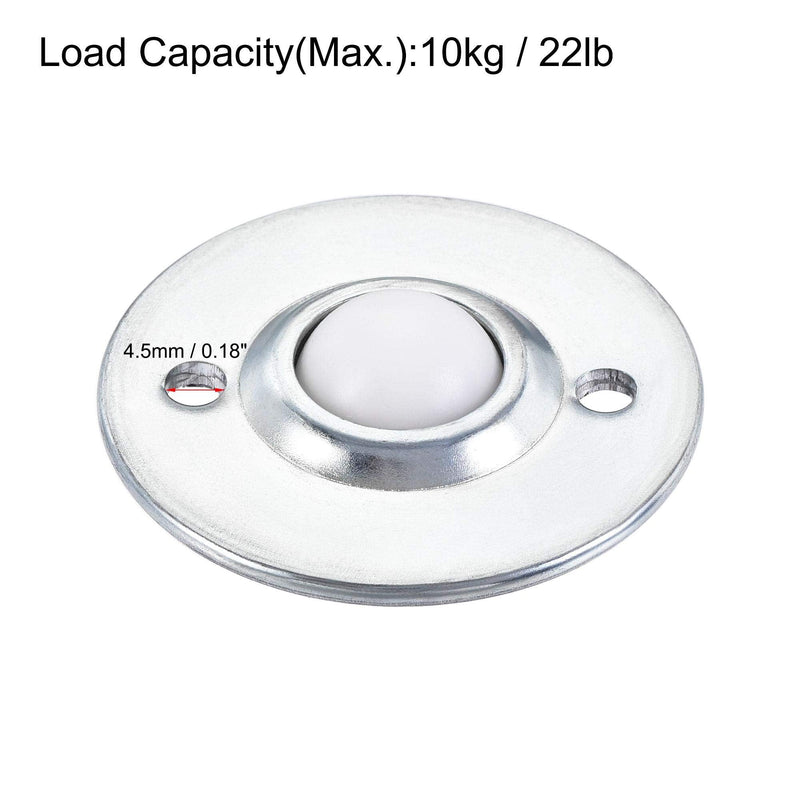 [Australia - AusPower] - uxcell Ball Transfer Bearing Unit 16mm 5/8" 22Lbs Nylon Flange-Mount Type for Transmission Pack of 6 5/8" 