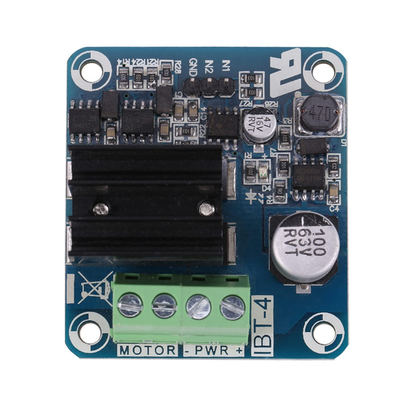 50A High Current H Bridge Driver Module for Motor Forward and Reverse Rotation, PWM Signal Isolation, Compatible with 3.3V to 12V