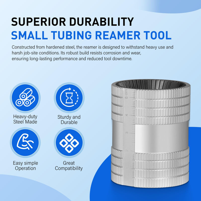 [Australia - AusPower] - 1/4" to 1-1/4" Inner/Outer Tube Reamer, 29983 Model 223S Small Tubing and Pipe Reaming Deburring Tool for Stainless steel Copper Aluminum PVC Tubing and Pipes 6mm-36mm 