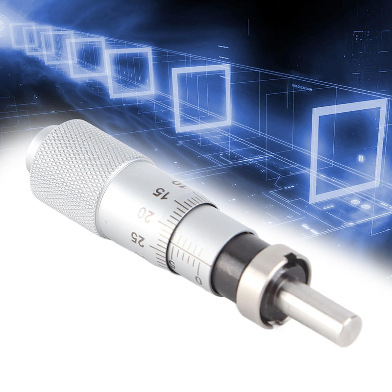 Internal Micrometer, 0-13 mm Flat/Ball Head for Fine Tuning of Various Precision Instruments (Flat Head with Nut)