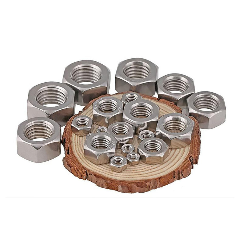 [Australia - AusPower] - (100Pcs) Hex Nut, M5-0.8 Stainless Steel 304 (18-8) Hex Nut M5(100pcs) Silver 