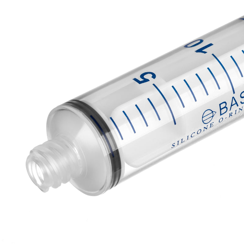 [Australia - AusPower] - BASIK Silicone O-Ring Syringes, 20cc Compatible With ENFIT Connections, 8-Pack with Caps, Reusable 