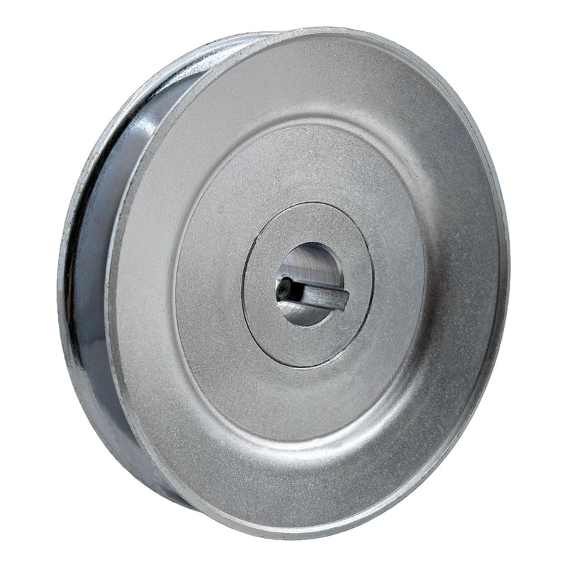 [Australia - AusPower] - AB450-3/4 Single Groove Web Sheaves,v Belt Pulley 3/4 inch bore 4.5" OD,Motor Pulley Carbon Steel for A B 5L 4L V-Belts 