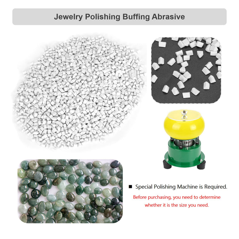 [Australia - AusPower] - 4 mm Ceramic Grinding Body, 500 g Polishing Granules Triangle Ceramic Filling Media Abrasive Polishing Ceramic Triangle Abrasive for Use in Vibrating Tumblers or Rotating Tumblers 