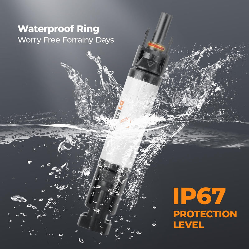 Solar Fuse Holder Fuse Inline 20Amp 1000V Fuses 20A IP67 Waterproof Connector for PV System Panels Surge Protection Device 5 Pcs 20A 5PCS