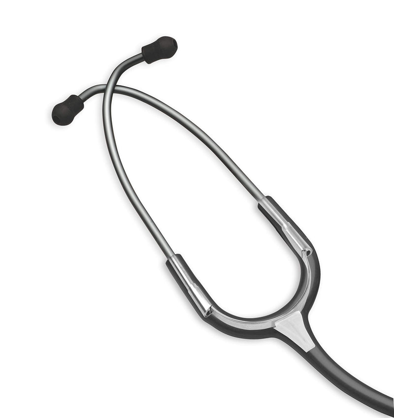 [Australia - AusPower] - ADC - 619SM Adscope Lite 619 Ultra Lightweight Clinician Stethoscope with Tunable AFD Technology, Smoke Finish with Metallic Gray Tubing 
