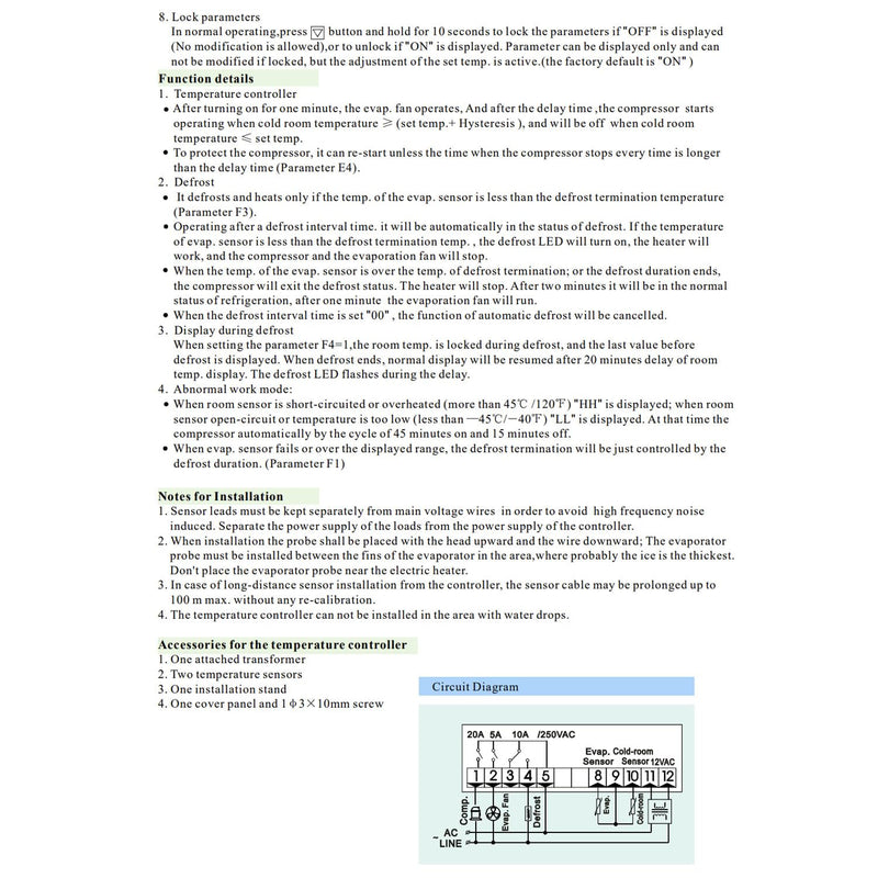[Australia - AusPower] - SF-104 Digital Temperature Controller Thermostat Temperature Regulator 