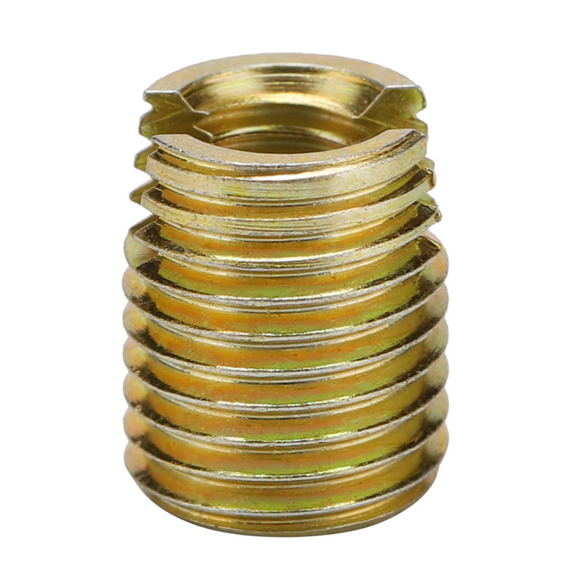 [Australia - AusPower] - Self Tapping Thread Inserts, 20Pcs 302 Carbon Stee Niture Wood Inserts Threaded Inserts, Threaded Inserts for Wood (Inner M12*1.75, Outer M16*1.5, Length 22mm) Inner M12*1.75, outer M16*1.5, length 22mm 