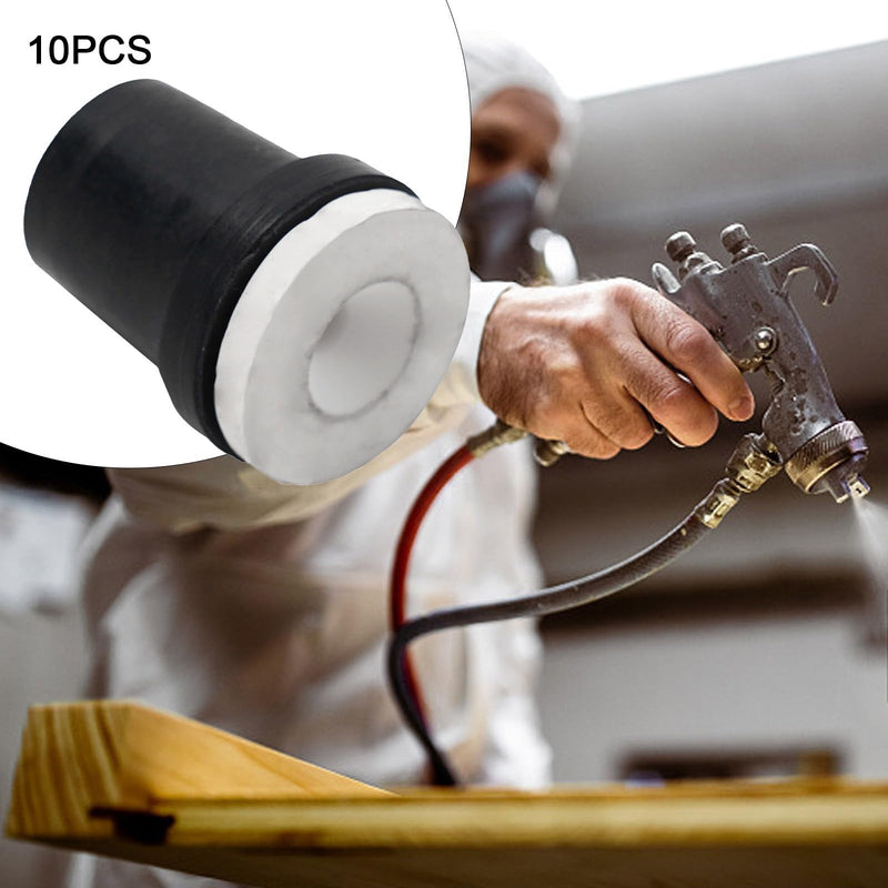 [Australia - AusPower] - Sandblasting Nozzles Small Sandblasting Machine Nozzle Ceramic Nozzle for 5 Gallon Sandblasting Tanks, Ceramic Nozzles for Sandblasting Device, 3 mm Sandblasting Tip, Pack of 10 