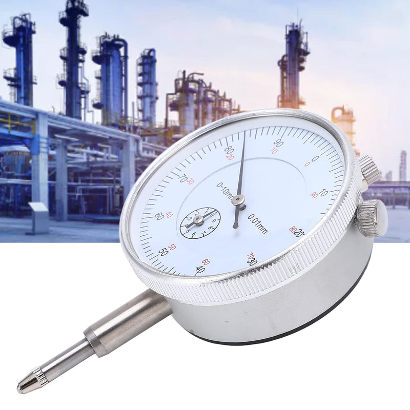 [Australia - AusPower] - Mechanical Dial Gauge Impact-Resistant Inner Core High-Precision Dial Gauge with Excellent Abrasion Resistance (0-10 mm) 