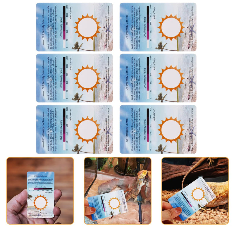 [Australia - AusPower] - Supvox UV Pack of 10 UV Test Card Detection Practical for Home Office Hotels and Environments 