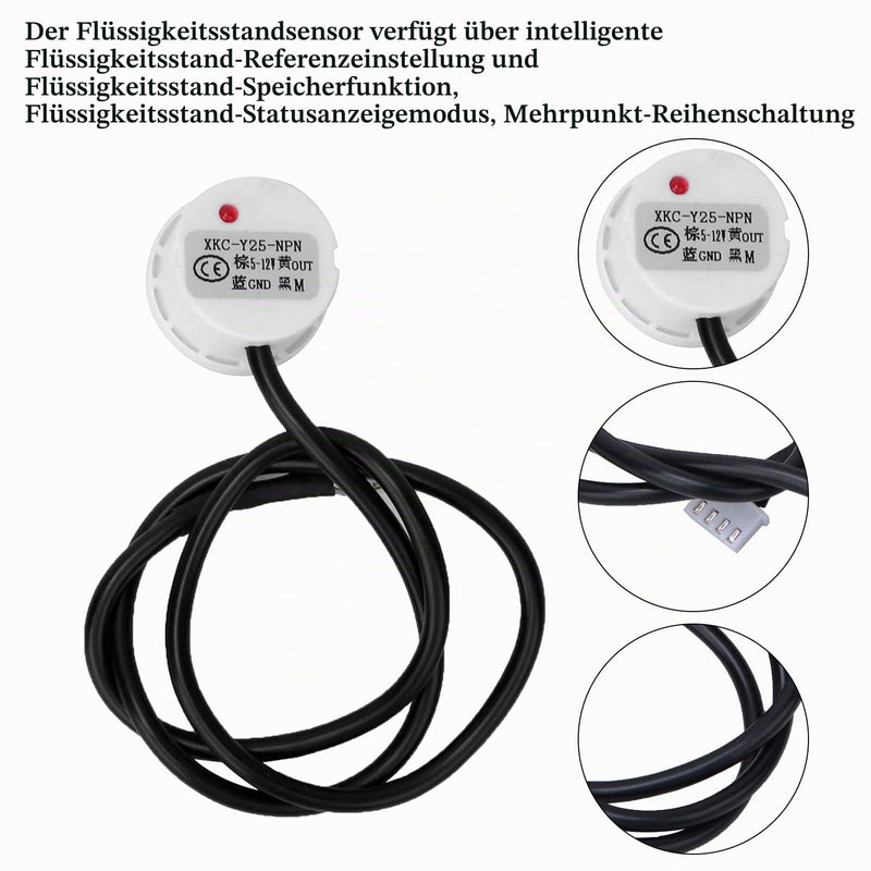 Float Switch, Level Sensor Non-Contact NPN Output Interface IP67 Waterproof XKC-Y25-NPN 5-12V