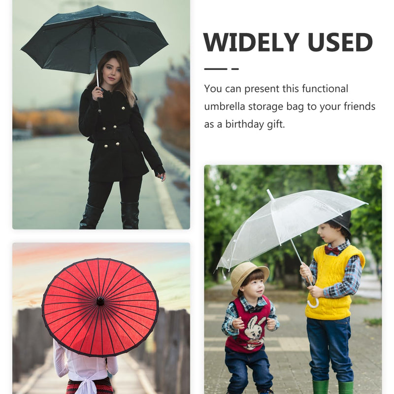 Operitacx Pack of 100 Umbrella Bags, Disposable Umbrella Covers, Made of Plastic Film, Waterproof Umbrella Cover for Wet Umbrellas, Practical Storage for Car, Bus and Subway