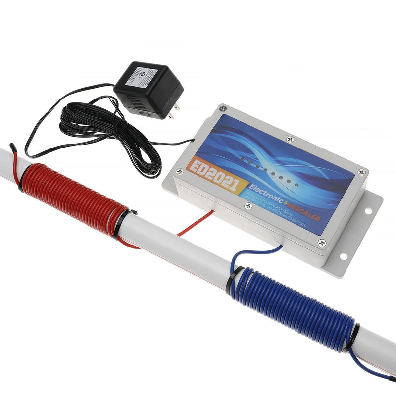 [Australia - AusPower] - Electronic Water Descaler System, Reduces Limescale, Rust, and Minerals, No Chemicals, Easy Installation 