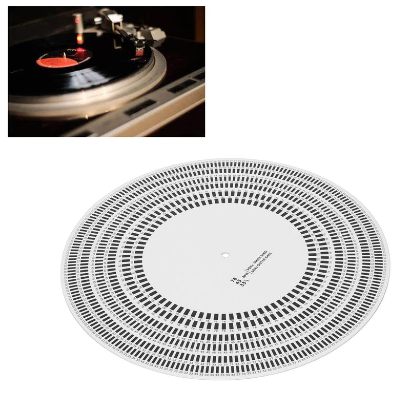 [Australia - AusPower] - Turntable Strobe Disc - Speed Calibration Tool for Record Players 