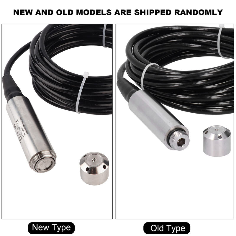 [Australia - AusPower] - 0-3m Liquid Level Transmitter, YB2JF 12-32VDC 4-20mA Level Sensor Throw in Type Water Level Transducer 304 Stainless Steel 5m Cable 