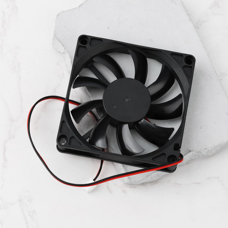 EMSea 2 Pin Fan 80 x 80 x 15 mm 12V 0.40A Compatible with Delta EFB0812HHB Brushless 8015 Fan