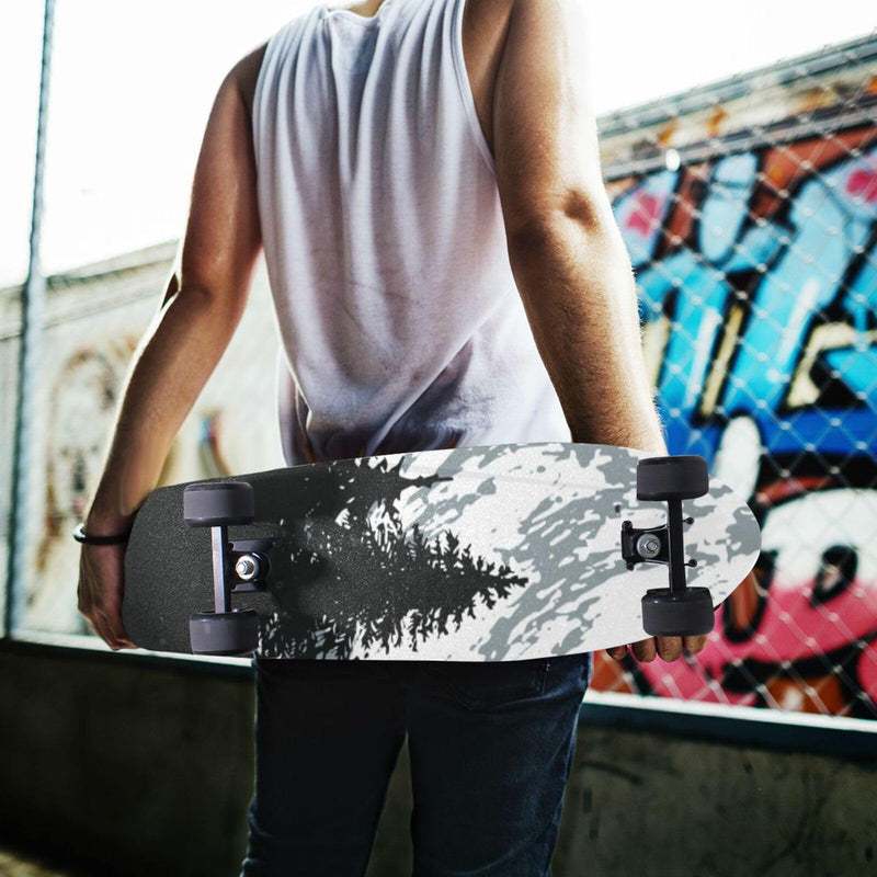 YETTASBIN Nature Mountain Skateboard Grip Tape, Bubble Free Anti Slip Longboard Grip Tape Sheet Sticker Deck Sandpaper for Rollerboard, 44 x 10 Inch