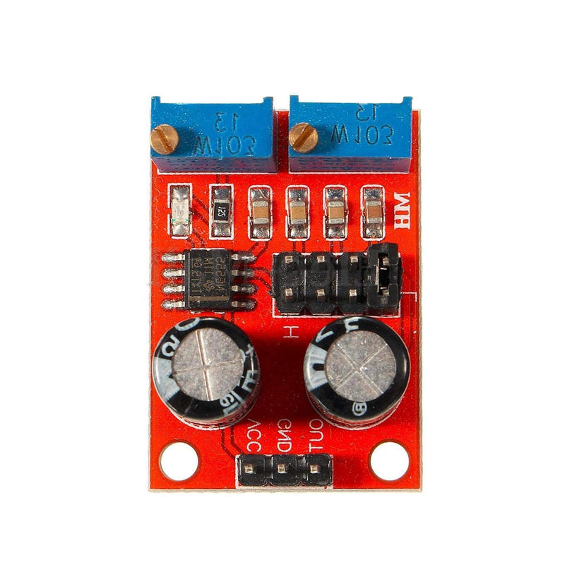 [Australia - AusPower] - 5Pcs NE555 Signal Generator Module 5V-15V Adjustable Frequency Duty Cycle Square Wave Output for Stepper Motor Driver, 4.2-11.4V Rectangular Wave Generator 