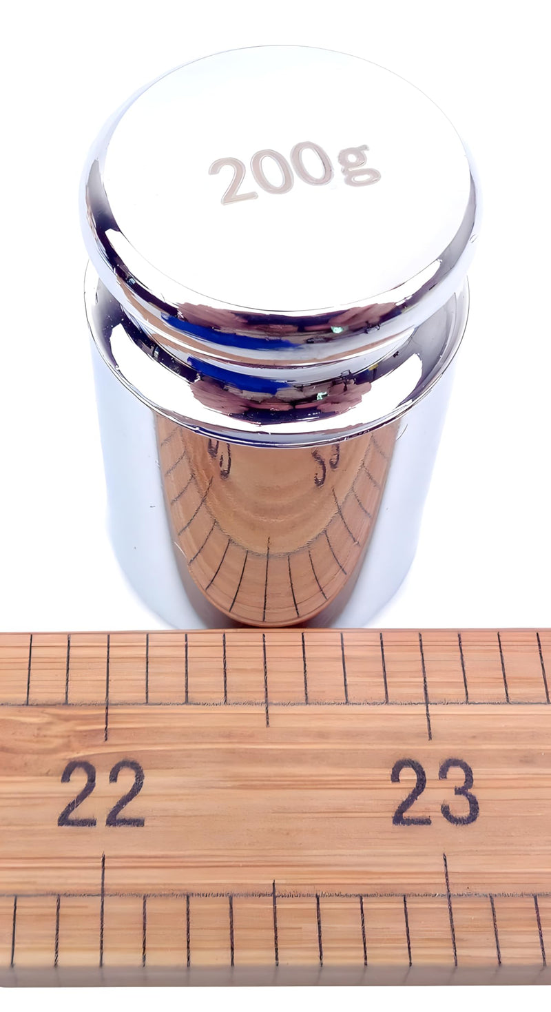 [Australia - AusPower] - Precision Steel Scale Calibration Weight, M1 Class (200g, Single) 
