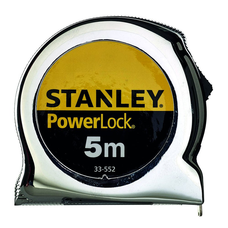 STANLEY 0-33-552 Powerlock Tape, 5m Metric Only 5 m