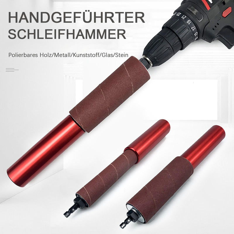 Handheld Rubber Grinding Drum, 1.5 Drill Grinding Mandrel Spindle Grinder Adapter for Drills and Drills, 10 Pieces Spindle Grinder Sleeves Drive Spindle Sander