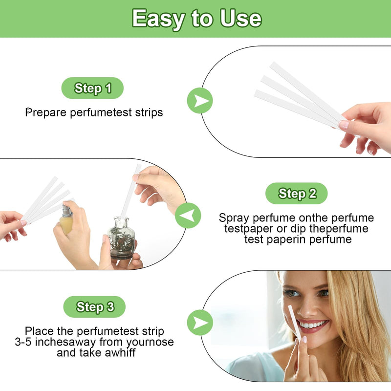[Australia - AusPower] - Pack of 500 Perfume Test Strips, Fragrance Tester Paper Disposable Perfume Test Strips Aromatherapy Fragrance Tester Paper, Test Essential Oils Perfume for Perfume Fragrances Essential Oils 