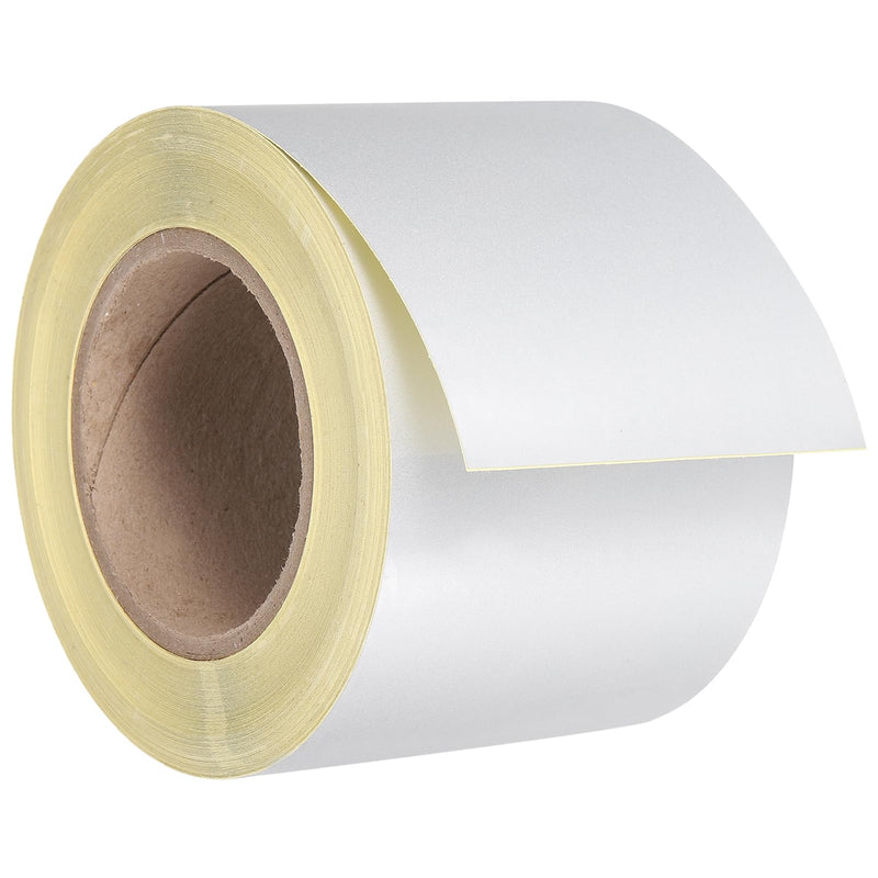 PATIKIL Reflective Tape, 1 Roll 4 Inch x 150 Ft Waterproof Adhesive High Visibility Caution Warning Safety Tape Reflector for Trucks Trailers Cars, White 4 IN x 150 FT