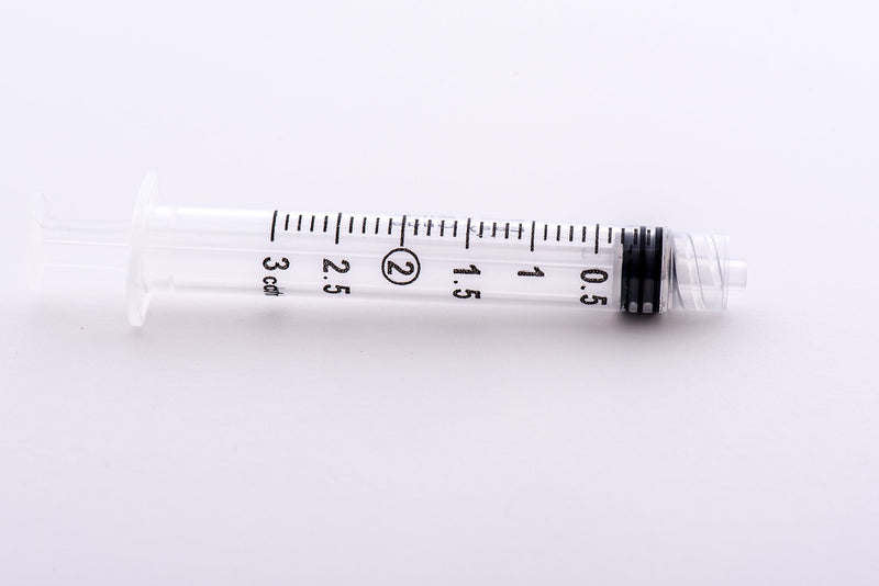 (Qty 200) EASY GLIDE 3cc Luer Lock Syringe (No Needle)