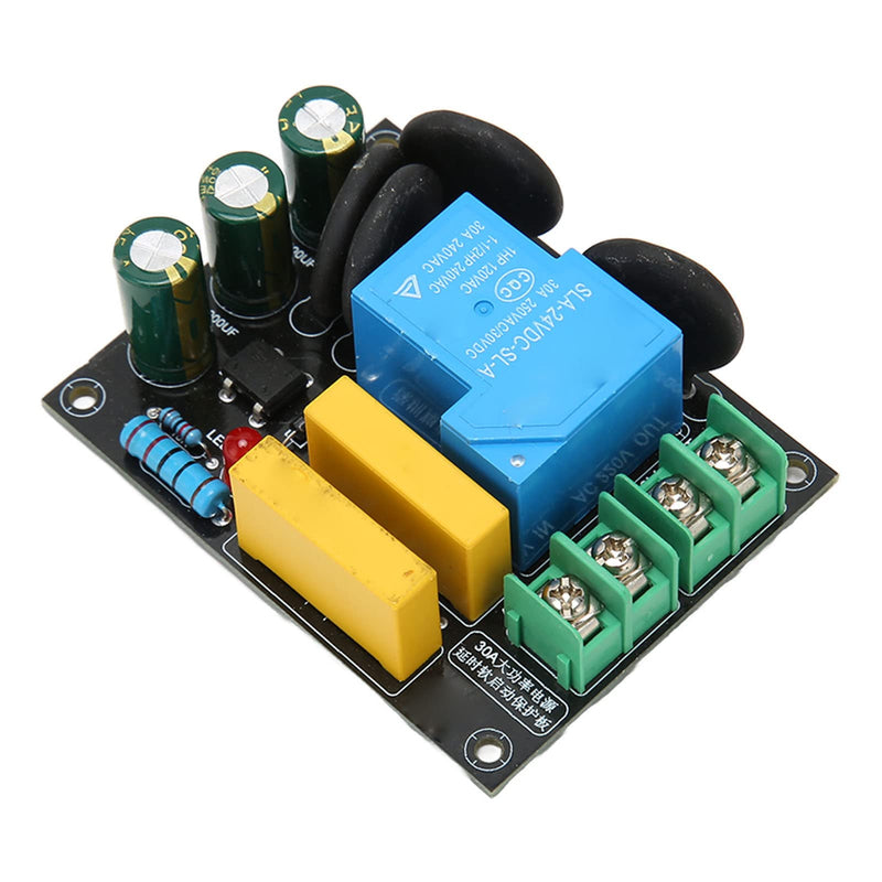 [Australia - AusPower] - ZJchao 30A 6600W Soft Start Module, PCB Oversized Relay Thermistor 10D 20 Defend Machine Excessive Starting Current AC 110V-250V High End Voice Frequency Power Input for High Power Devices Requiring 