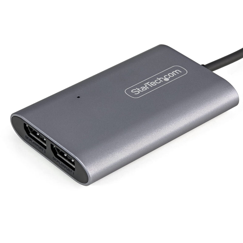 StarTech Thunderbolt to Dual DisplayPort 1.4 Adapter, Dual 4K 60Hz, HDR 2x DisplayPort 1.4 (Single 8K/Dual 4K)