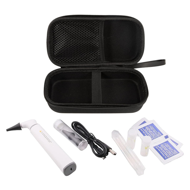 [Australia - AusPower] - Hard Carrying Case compatible with ScopeAround Wireless Otoscope，Dual View Ear Camera Storage Case for Travel-Black 