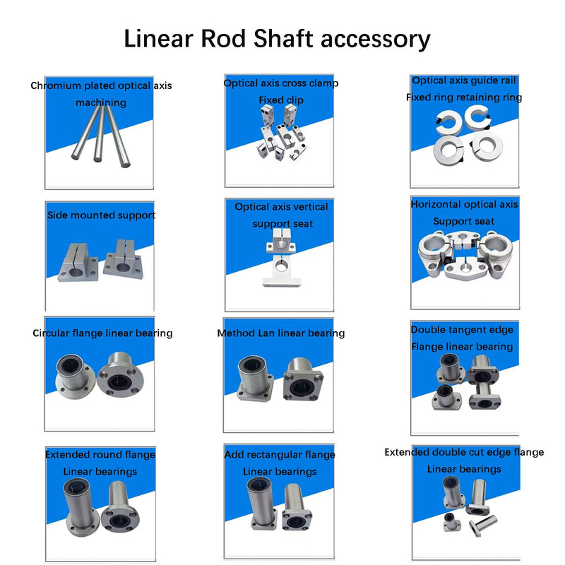 [Australia - AusPower] - 4Pcs 6mm x 300mm Linear Rod, Coavoo Diameter 6mm Case Hardened Chrome Plated Smooth Linear Motion Rod Shaft Guide Rail - Metric h8 Tolerance L: 11.81 inch /300mm L: 300mm / 11.81 inch 