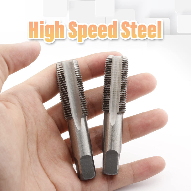[Australia - AusPower] - 2pcs M18x1.5 Tap, M18 Metric Thread Tap Right Hand Thread Tapping Tool, HSS Thread Milling Taps (M18 x 1.5, Taper & Plug Tap) 