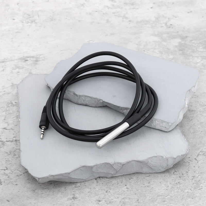 [Australia - AusPower] - ECSiNG 2pcs DS18-B20 Temperature Sensor -10°C to 85°C with 2.5mm Connecter 1m Compatible with Sonoff TH10/16 