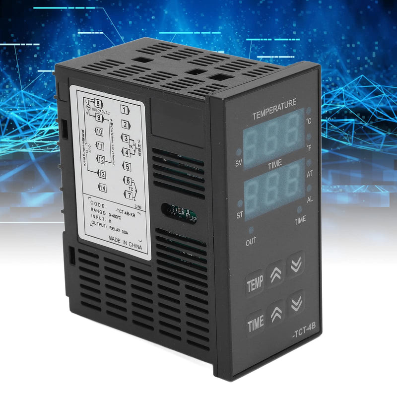 [Australia - AusPower] - Smart Temperature Control Regulator PID Temperature Controller Digital Display Temperature Control Instrument for Heat Temperature Controllers 