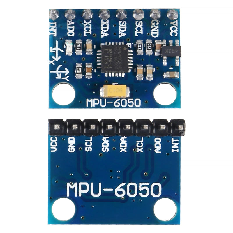 [Australia - AusPower] - 3pcs GY-521 MPU 6050 MPU6050 3 Axis Accelerometer Gyroscope Module 6 DOF 6-Axis Accelerometer Gyroscope Sensor Module Pre-Soldered for Raspberry Pi Pico and Other Models 