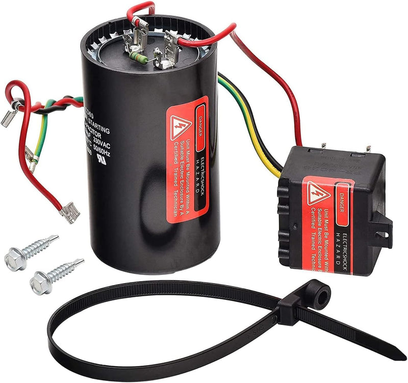 Long Term Replace CSRU2 Compressor Saver Hard Start ZRUB Capacitor Work on Units 3 1/2 to 5 tons Hard Start Kit for Air Conditioner