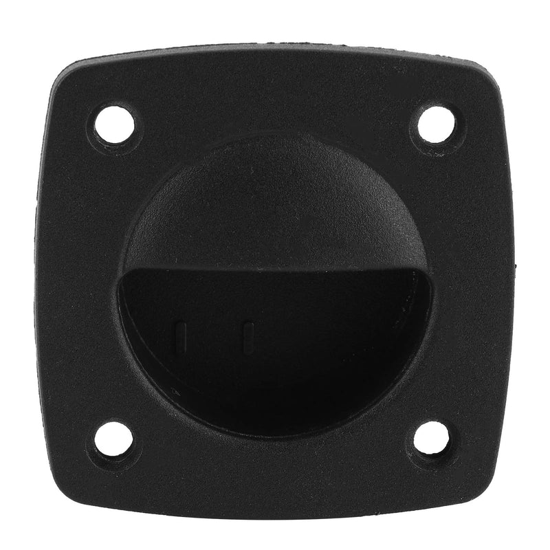 Black Flush Pull, Boat Hatch Latch Cabinet Flush Mount Lifting Pull Handle Nylon Deck Hatch Handle Accessory for Marine Yacht Fishing Boat